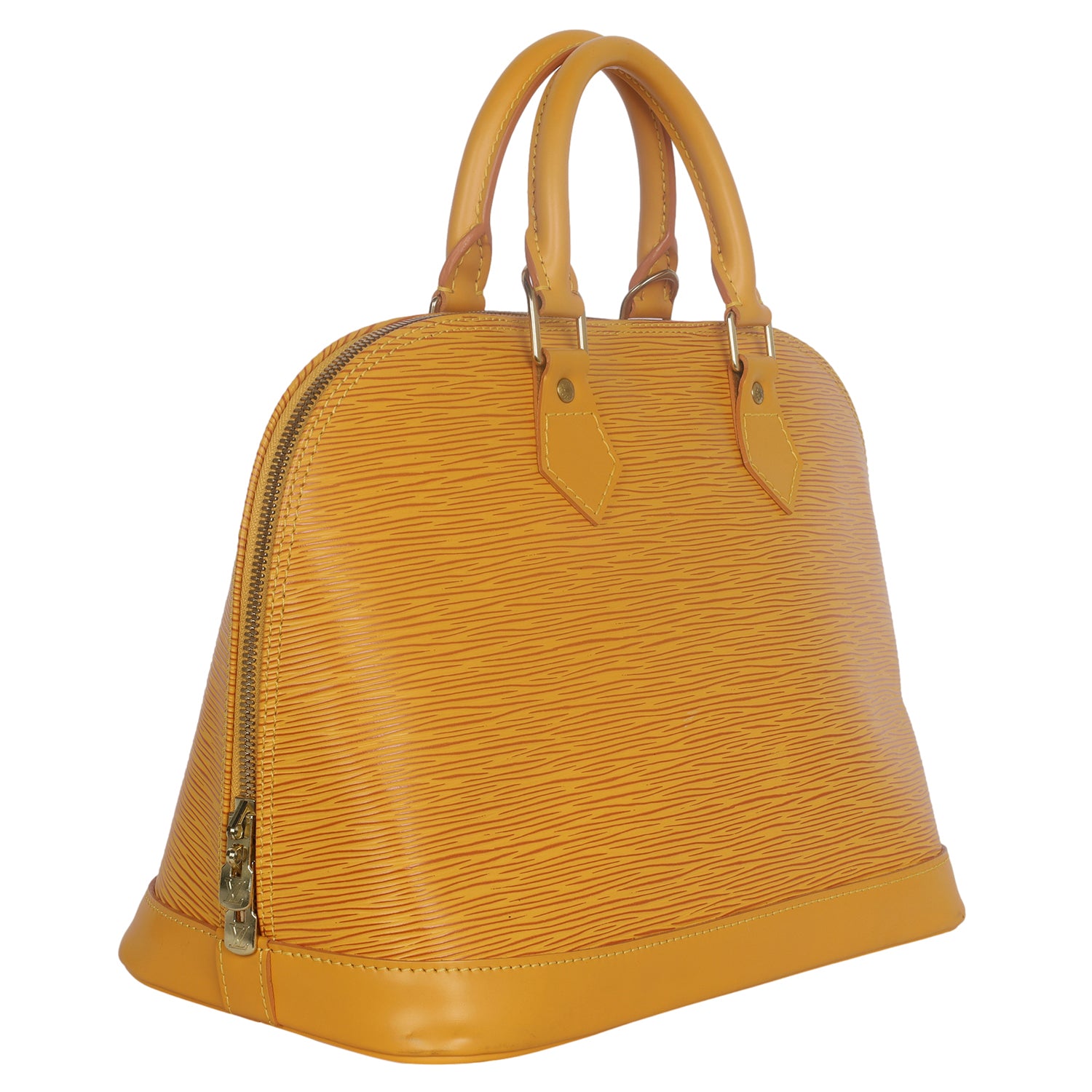 Louis Vuitton Alma EPI Leather Satchel Handbag