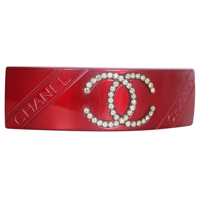 Rhinestone CC Barrette Hair Accessory (Authentic Pre-Owned)