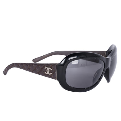 Quilted CC Sunglasses 5116Q Black