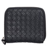 Intrecciato square zip-around wallet
