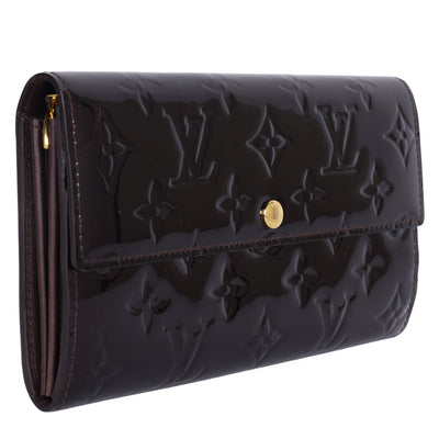 Sarah Vernis Leather Wallet
