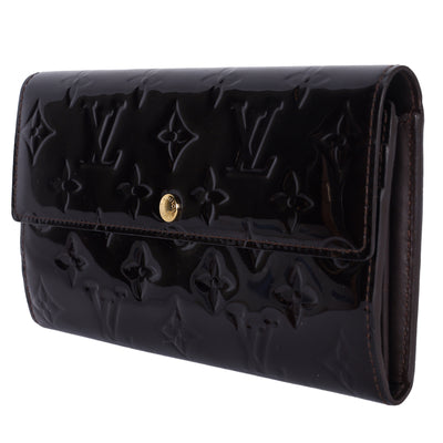 Sarah Vernis Leather Wallet
