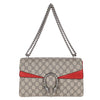 GG Supreme Monogram Dionysus Shoulder Bag Hibiscus Red