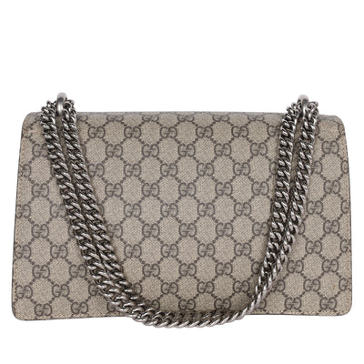 GG Supreme Monogram Dionysus Shoulder Bag Hibiscus Red