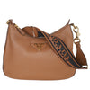 Vitello Daino Soft Zippered Hobo Shoulder Bag