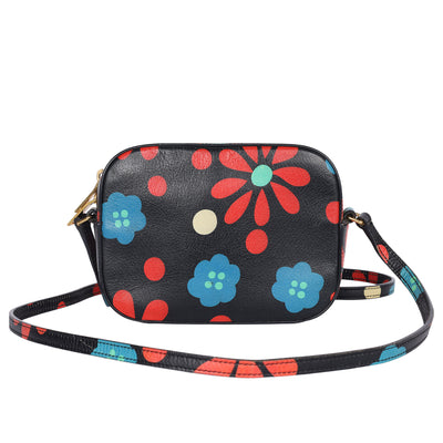Calfskin Floral Print Small Classic Monogram Camera Bag