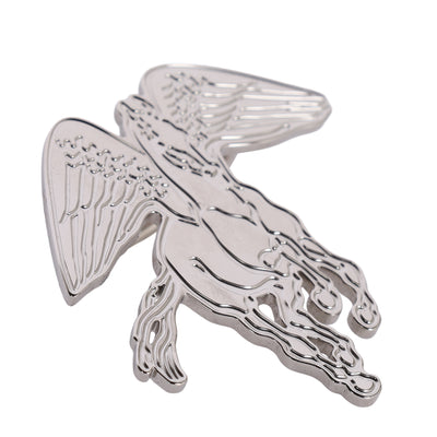 Scarf Ring Pegas Grave Silver Paradium