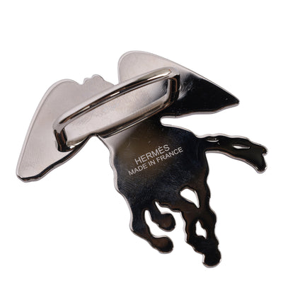 Scarf Ring Pegas Grave Silver Paradium