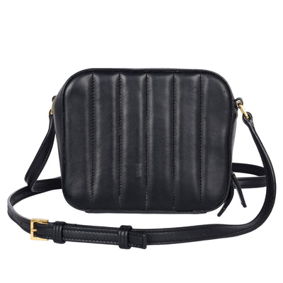 Grained De Poudre Matelasse Monogram Vicky Camera Bag