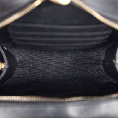 Grained De Poudre Matelasse Monogram Vicky Camera Bag