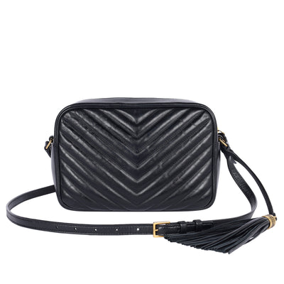 Quilted Leather Lou Shoulder Bag