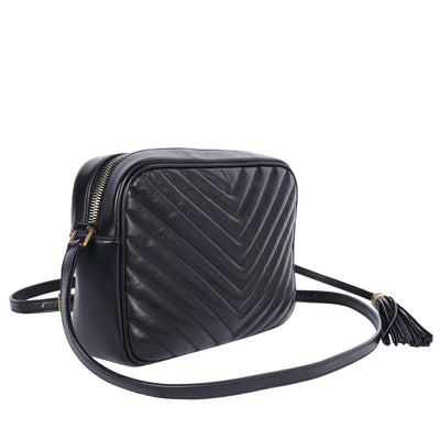 Quilted Leather Lou Shoulder Bag