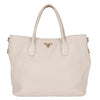 Vitello Daino Leather Shopping Tote Bag