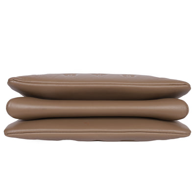 Lambskin Embossed Monogram Coussin PM Taupe