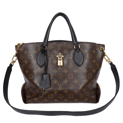 Monogram Flower Zipped Tote MM