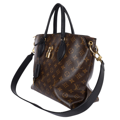 Monogram Flower Zipped Tote MM