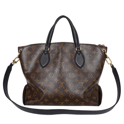 Monogram Flower Zipped Tote MM