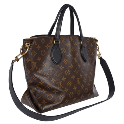 Monogram Flower Zipped Tote MM