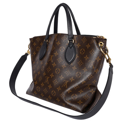 Monogram Flower Zipped Tote MM
