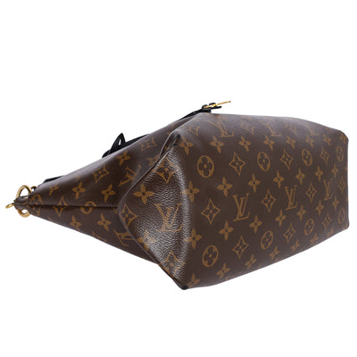 Monogram Flower Zipped Tote MM
