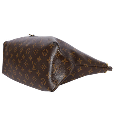 Monogram Flower Zipped Tote MM