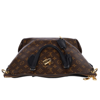 Monogram Flower Zipped Tote MM