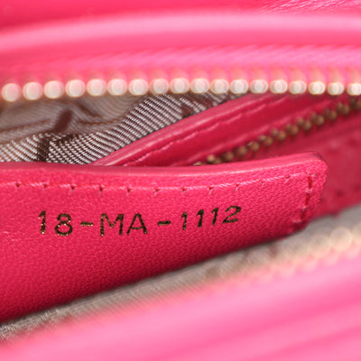 Lady Dior Leather Shoulder Bag