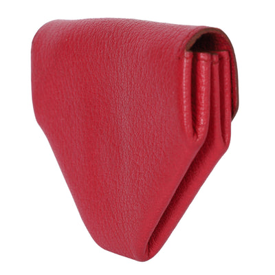 Hermes Le Van Quatre Coin Case in Red Leather