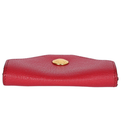 Hermes Le Van Quatre Coin Case in Red Leather