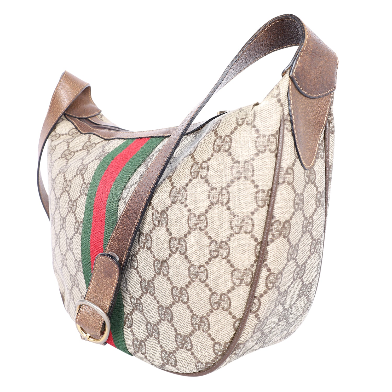 Gucci GG Supreme Monogram Ophidia Chain Shoulder Bag – Vintage