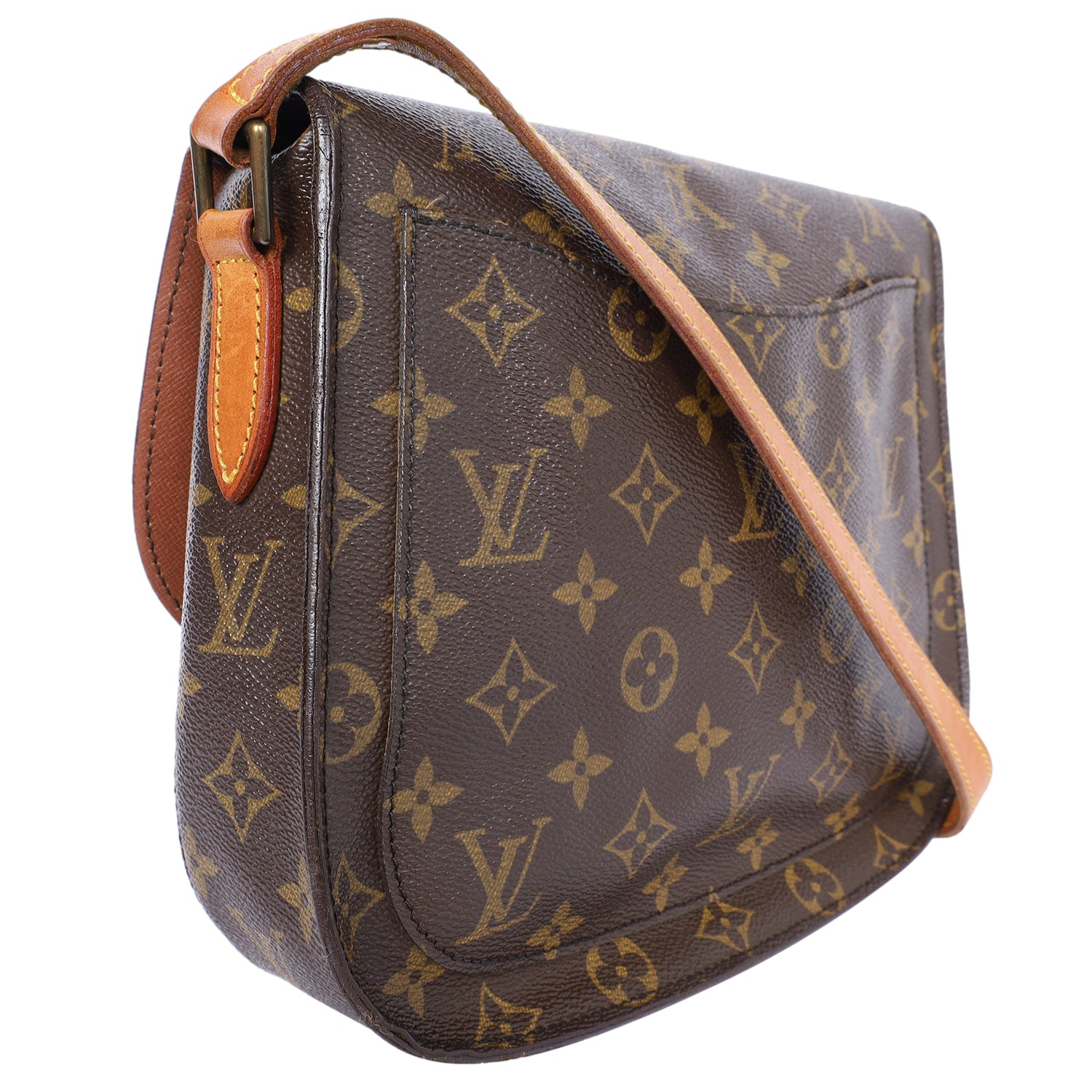 Authentic LOUIS VUITTON Saint Cloud GM Monogram Shoulder Bag #51757