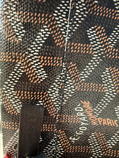 Goyardine St.Louis GM Shoulder Bag Tote Black