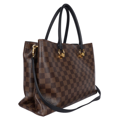 Damier Ebene LV Riverside Shoulder Bag