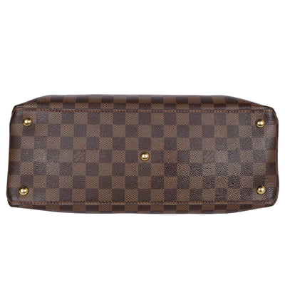 Damier Ebene LV Riverside Shoulder Bag