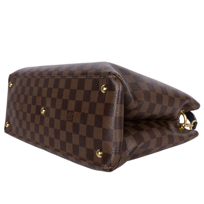 Damier Ebene LV Riverside Shoulder Bag