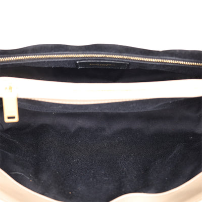 Calfskin Y Quilted Monogram Medium Loulou Chain Satchel