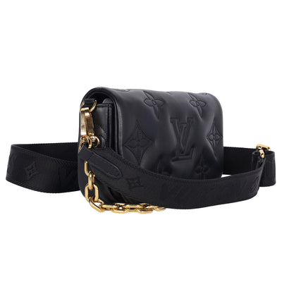 Calfskin Bubblegram Wallet On Strap