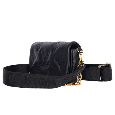 Calfskin Bubblegram Wallet On Strap