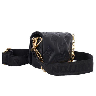 Calfskin Bubblegram Wallet On Strap