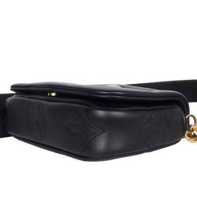 Calfskin Bubblegram Wallet On Strap