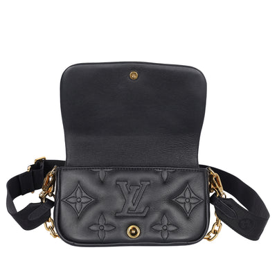 Calfskin Bubblegram Wallet On Strap
