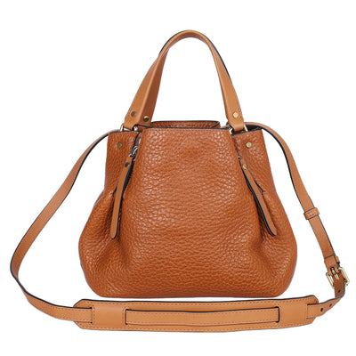 Grainy Calfskin House Check Small Maidstone Saddle Brown