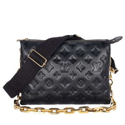 Coussin PM Lambskin Medium Black