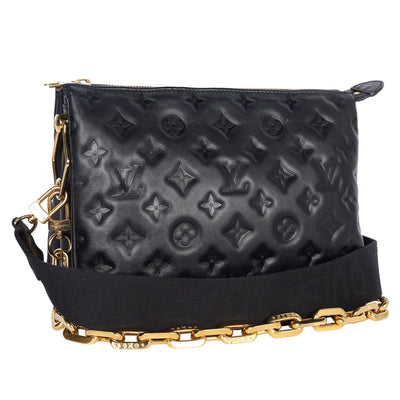 Coussin PM Lambskin Medium Black