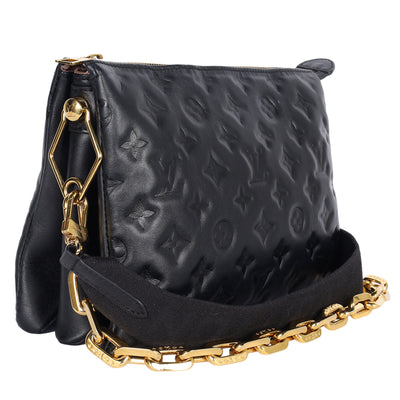 Coussin PM Lambskin Medium Black