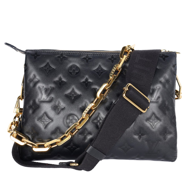 Louis Vuitton ボディバッグ LOUIS VUITTON Coussin PM Lambskin Medium Black – The Lady Bag