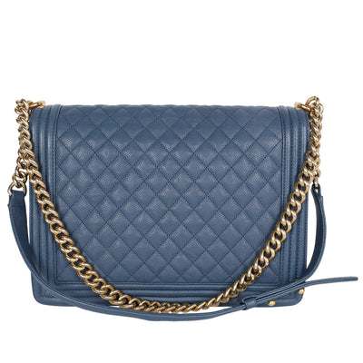 Caviar Quilted Large Boy Flap