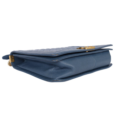 Caviar Quilted Large Boy Flap