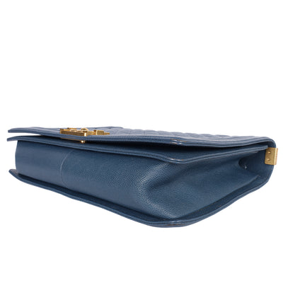 Caviar Quilted Large Boy Flap