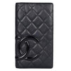 Cambon Quilted Leather Bifold Long Wallet